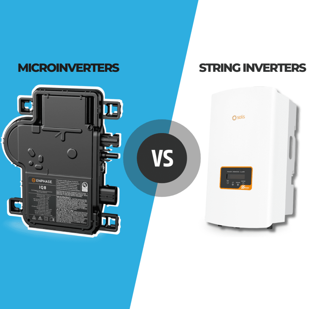 Micro inverters vs string inverters.