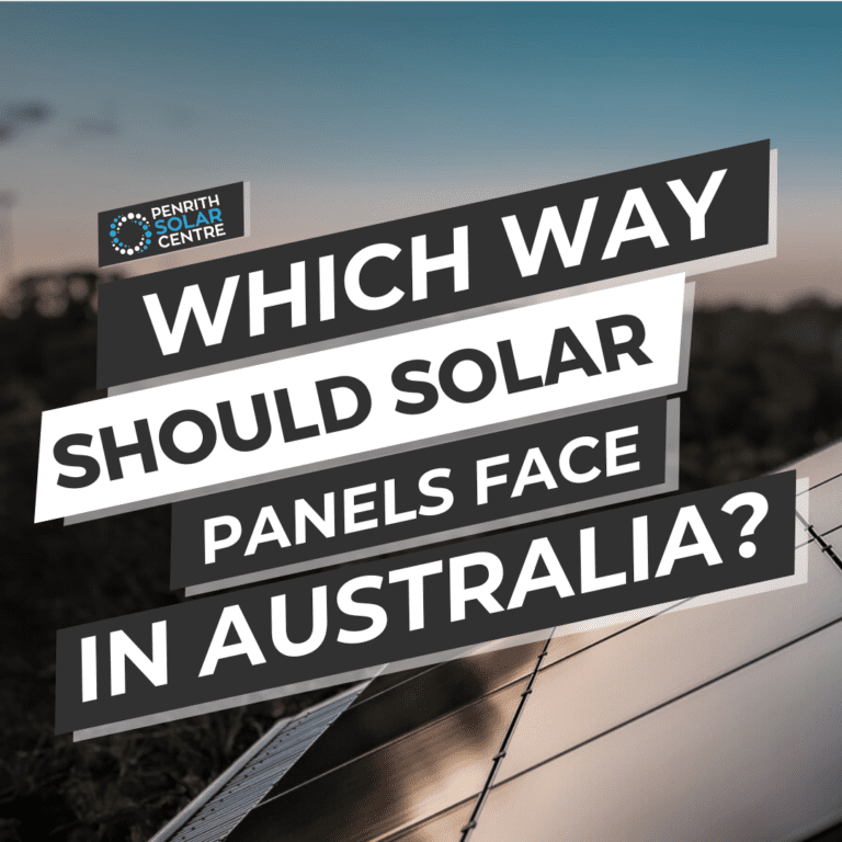 Which way should solar panels face in australia?.