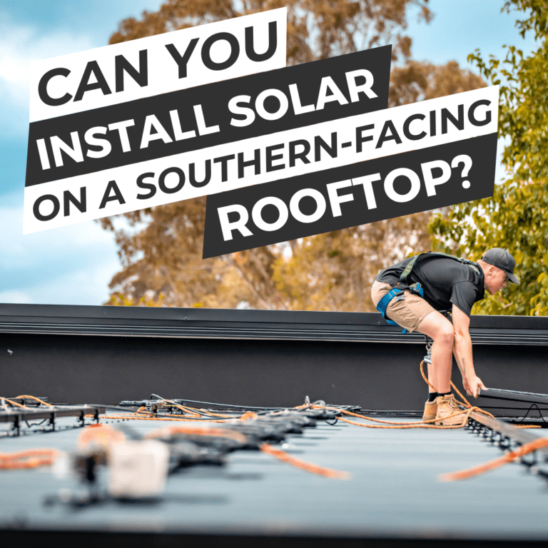 Can you install solar on a southern facing rooftop?.