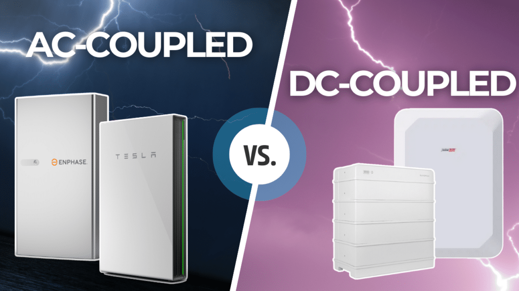 Comparison of ac-coupled versus dc-coupled energy storage systems.