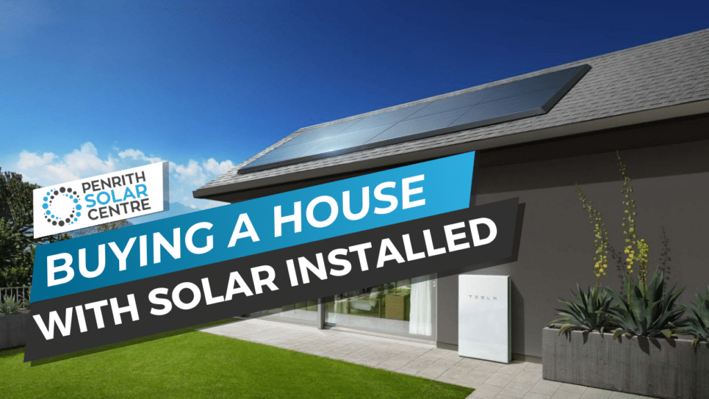 Buying a house with solar installed.