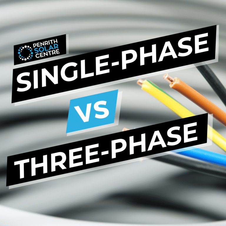 Single phase vs three phase.
